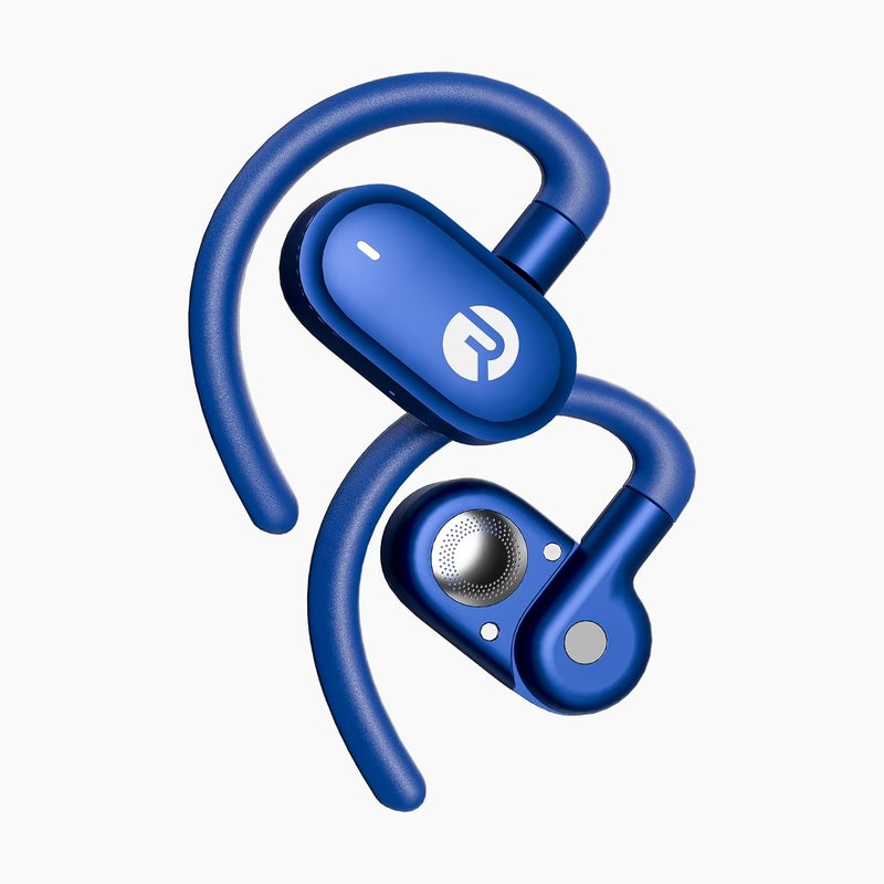 Raycon Fitness Open Earbuds – True Wireless Open Ear Bluetooth Headphones, Hook Design, IPX5 Water Resistant, 40 Hours of Battery Life (Blue) - Image 1